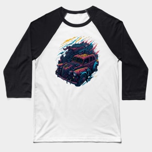 Graffiti style car illustration Baseball T-Shirt